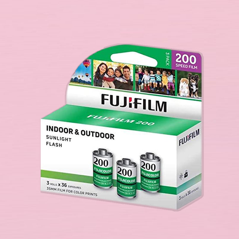 Fujifilm 200 Indoor & Outdoor Speed film 4 Pack Multi outlet